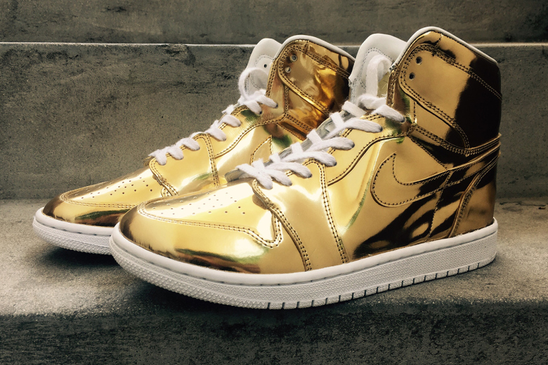 Pure sales gold jordans