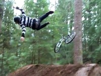 Crazy MTB Crash