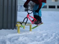 bmx ski, jumping