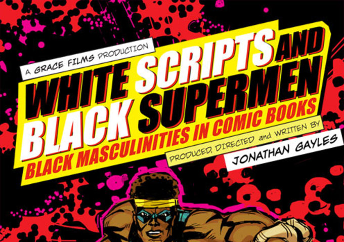 white scripts black supermen