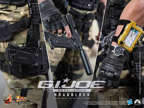 G.I. Joe Retaliation Road Block accessories