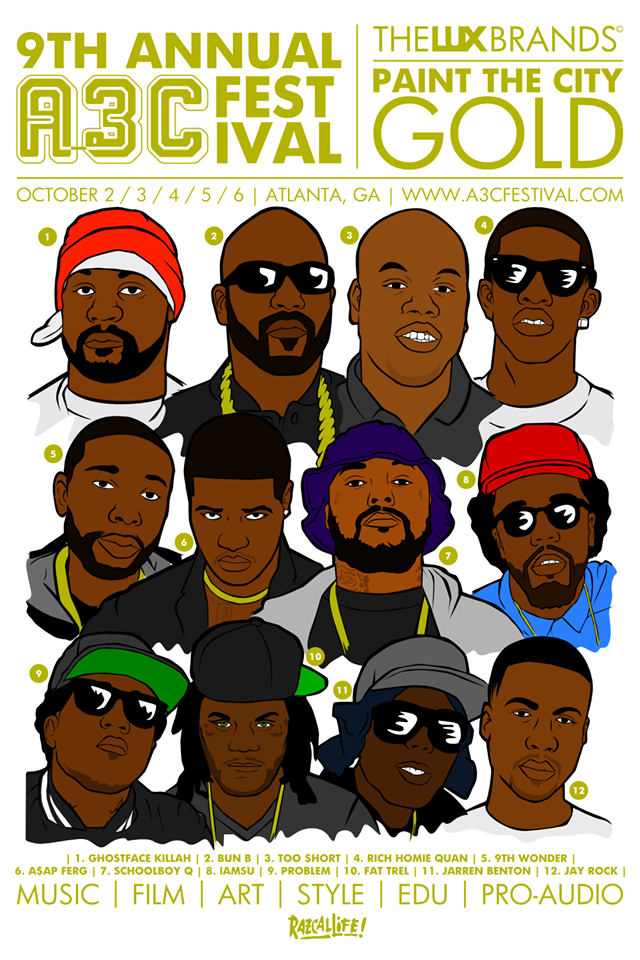 My Favorite HipHop Festival, A3C (A3C) Is Coming In October