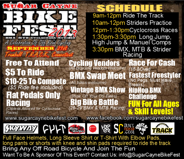 Sugar Cayne Bike Fest Flier