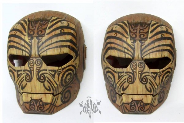 MAORI Tiki Warrior Iron Man Custom-Mask