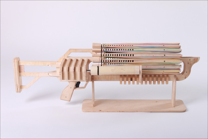 gatling rubber band gun