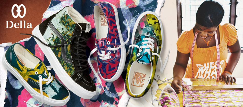 Vans (@VANS_66) x Della Collection, Desinger Kicks For A Good Cause