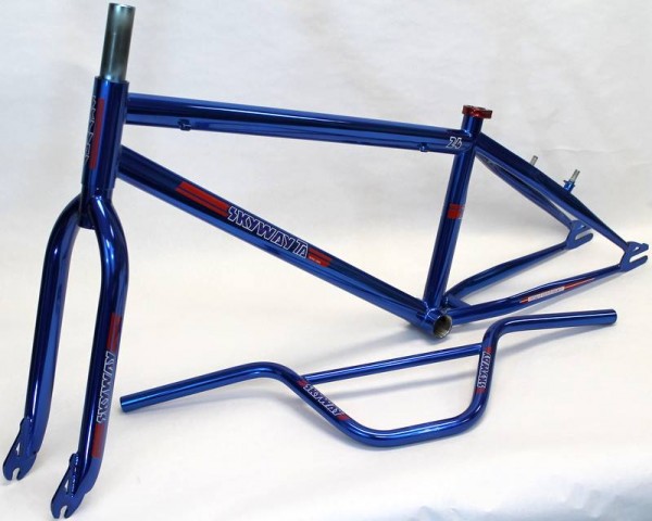 skyway candy chrome blue cruiser