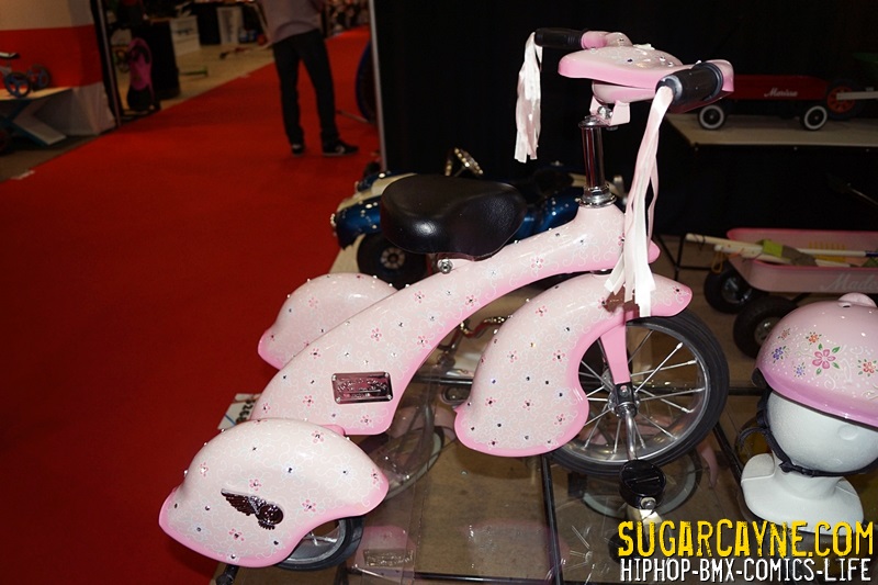 morgan cycle pink retro pedal car