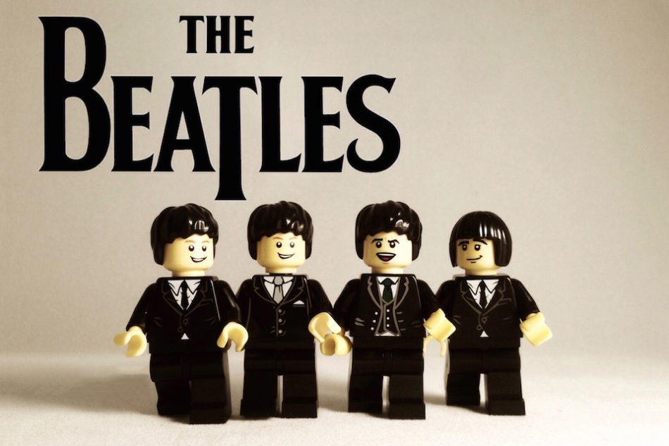 beatles lego faces