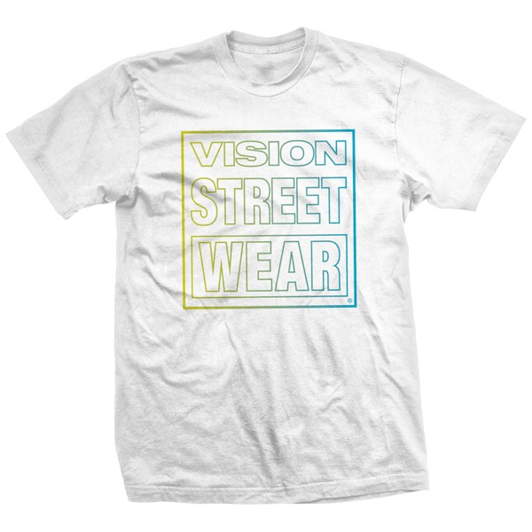 vision street wear neon white