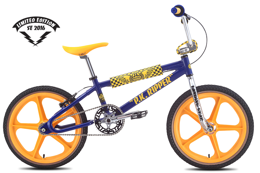 blue and yellow se bike