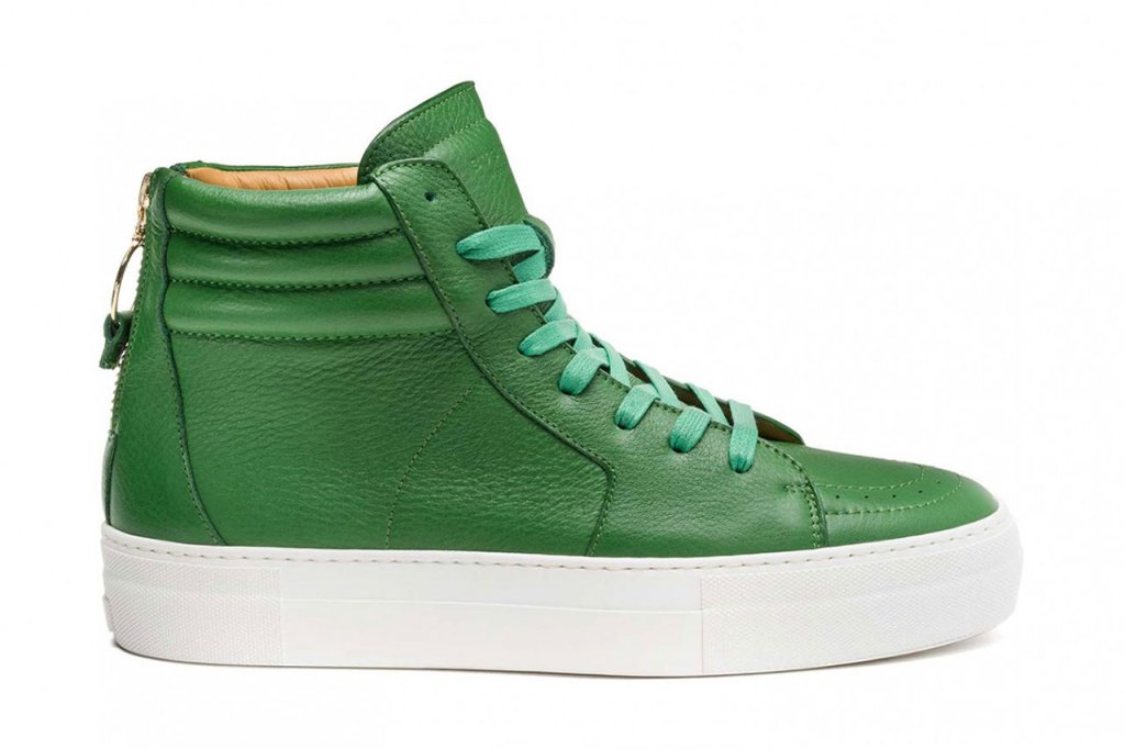 buscemi green sneakers