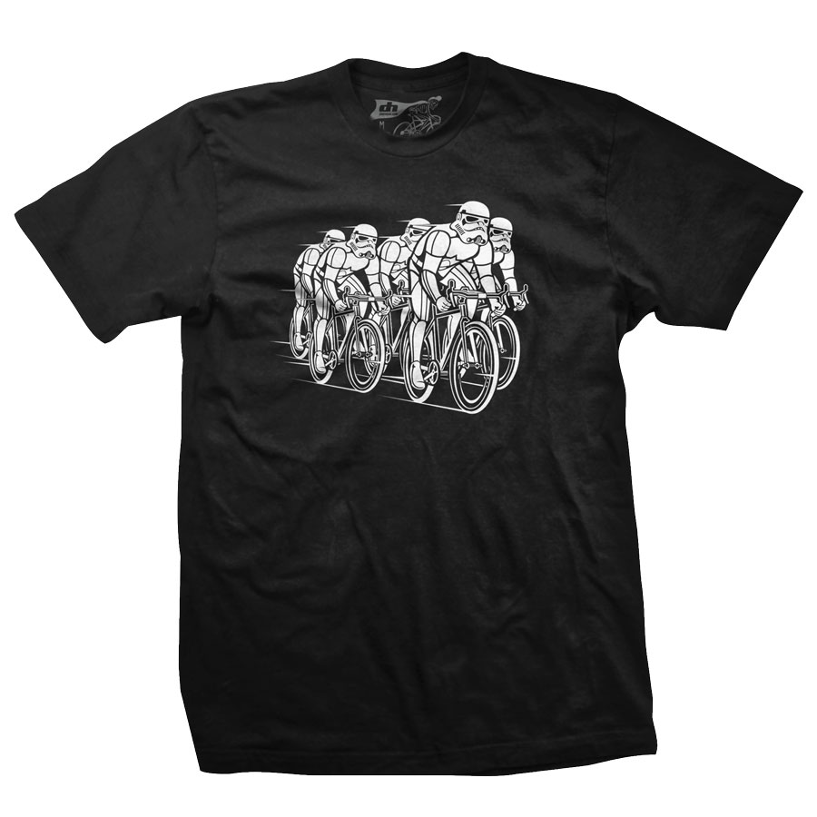 DHD Wear PELOTON-TROOPER-BIKE-TSHIRT-STORM-BLACK