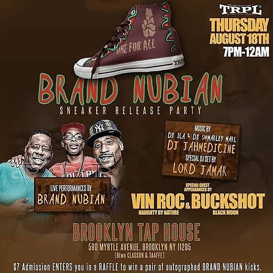 Brand Nubian Sneaker release party