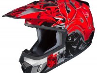 hjc graffed helmet