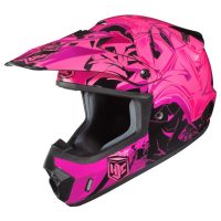 hjc csmx graffed helmet pink black