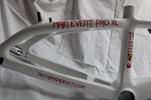 truth bmx carbon white rear