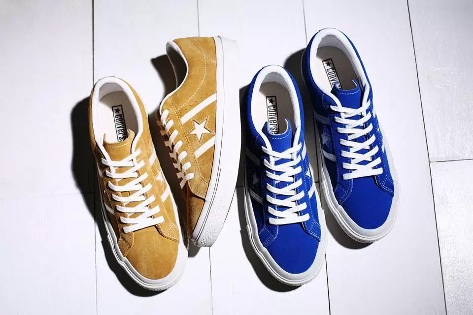 Converse Japan, "Stars & Bars" Suede In New Colors - Sugar Cayne