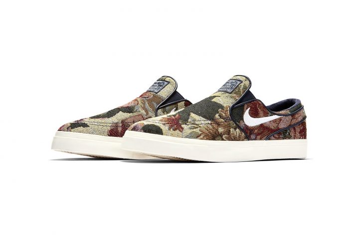 Slip-On Nike SBs Floral side