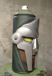 mf doom spray can sculpture