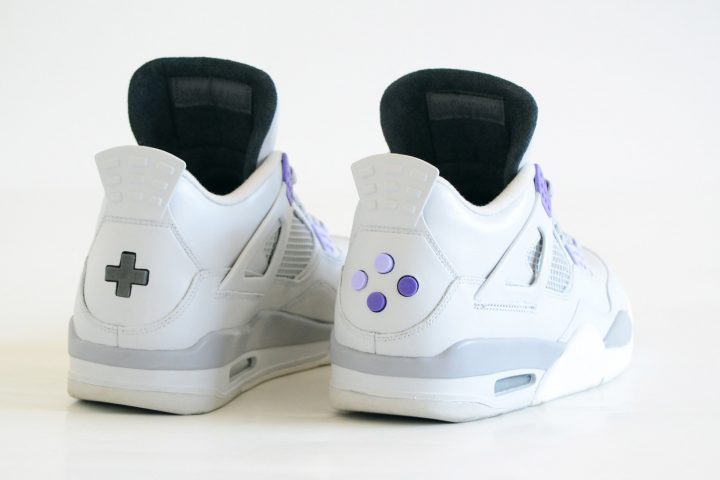 Air Jordan IV SNES US heel 2