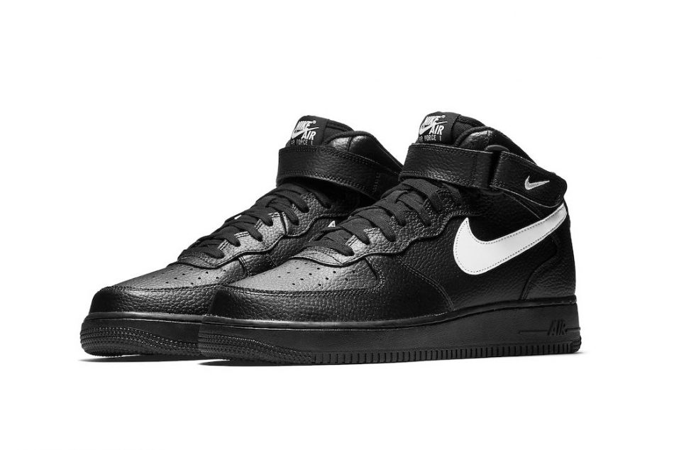 Nike Air Force 1 Mid “Black/Sail” #Sneakers