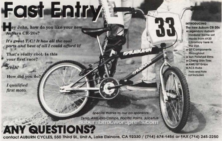 Auburn cycles bmx ad