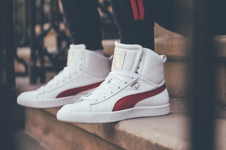 Puma Clyde Hi white