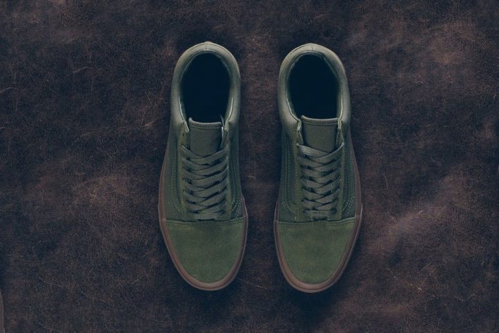 Vans Olive gum kicks