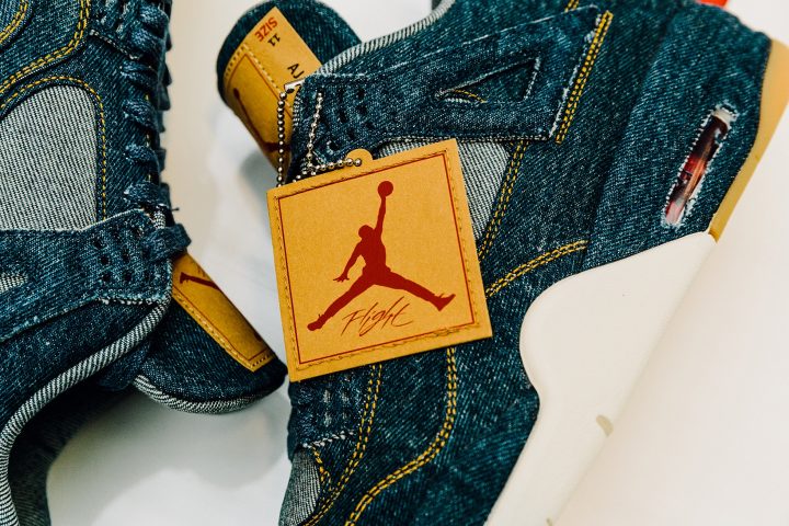 levis-air-jordan-denim sneakers