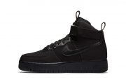 nike triple black air force 1