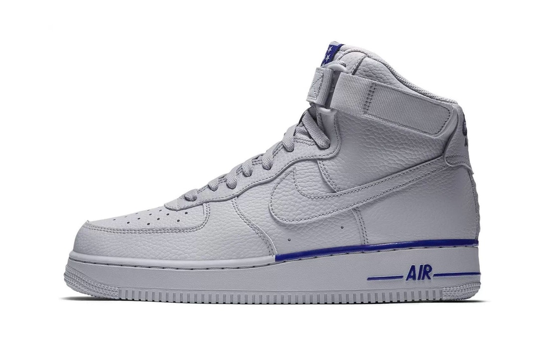air force 1 grey and blue