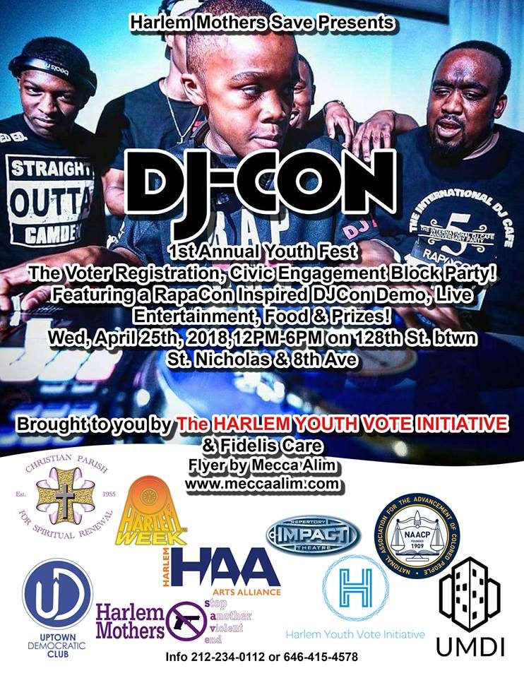 dj-con youth fest flyer