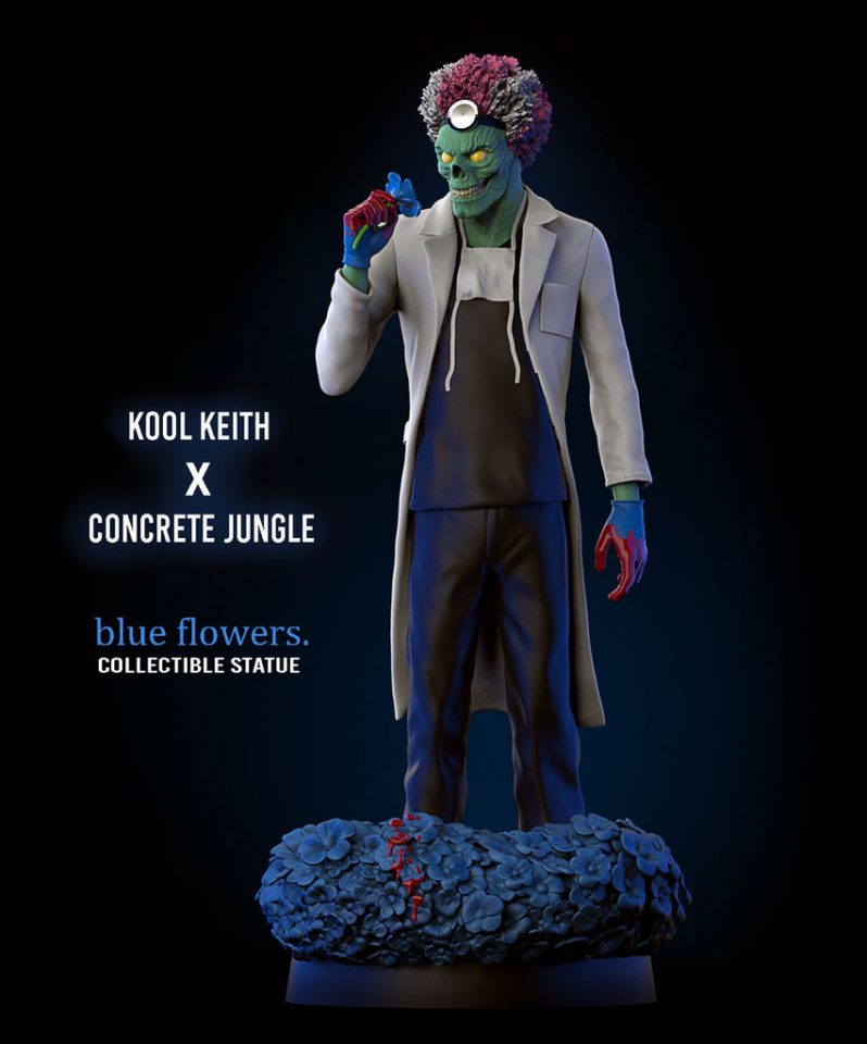 Blue-Flowers-koolkeith-concrete jungle toy