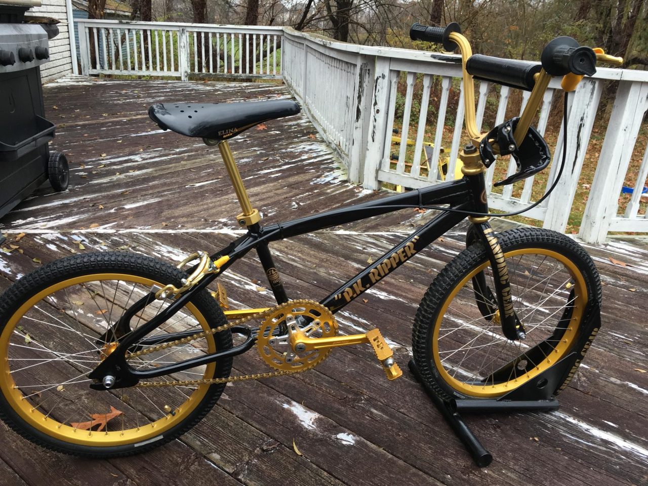 vintage pk ripper black gold