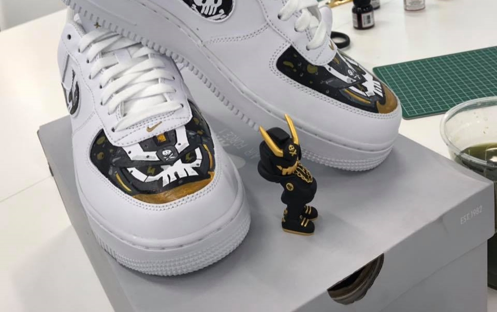 Quiccs Teq63 custom Nike AF1