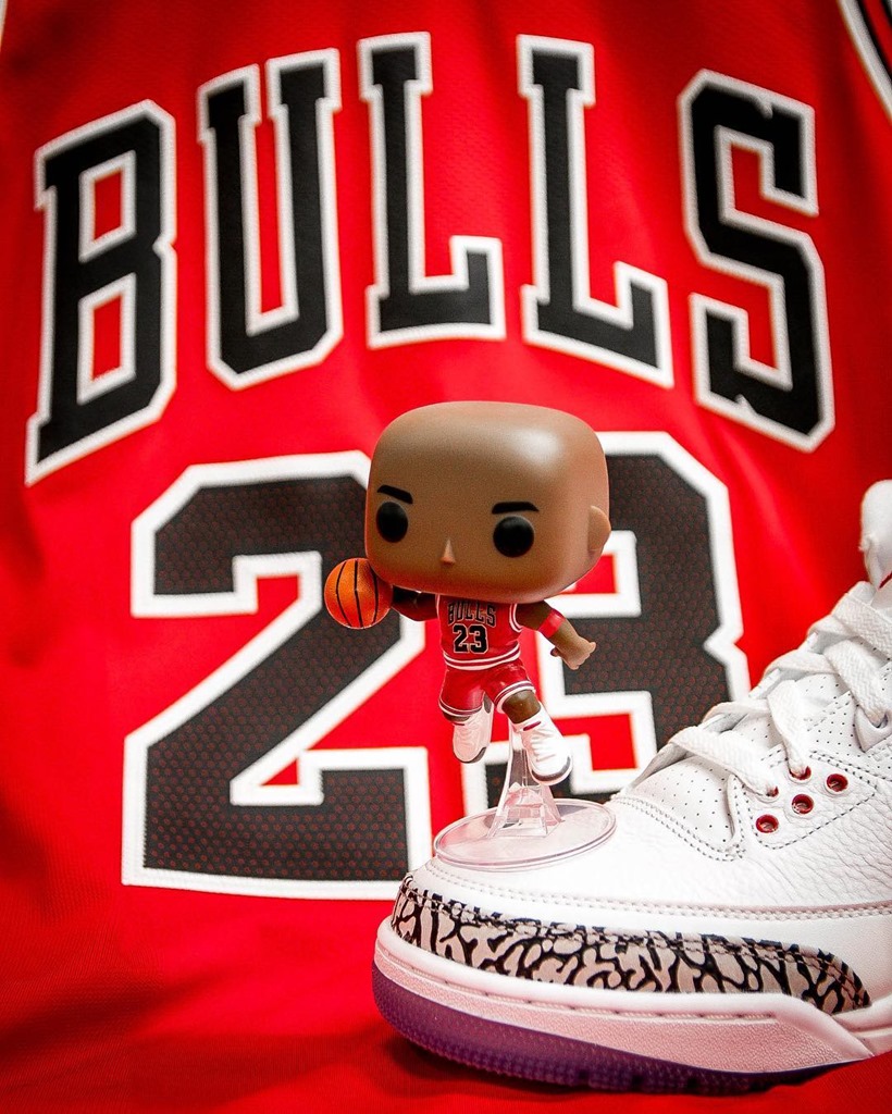 Michael Jordan Signed Jersey Framed Career Collage Funko Pop Shoes One Of A  Kind