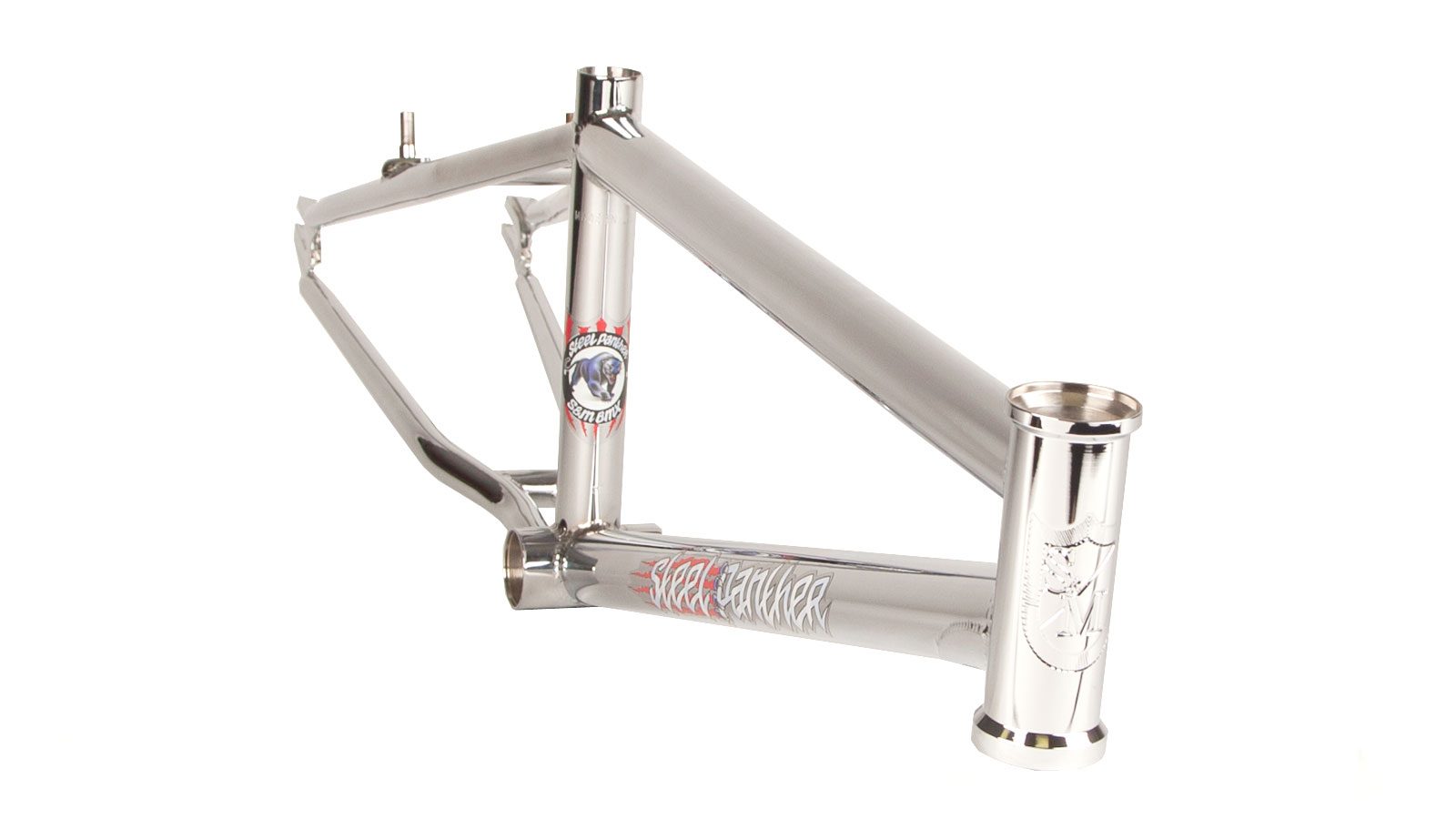 Steel Panther-Chrome BMX frame