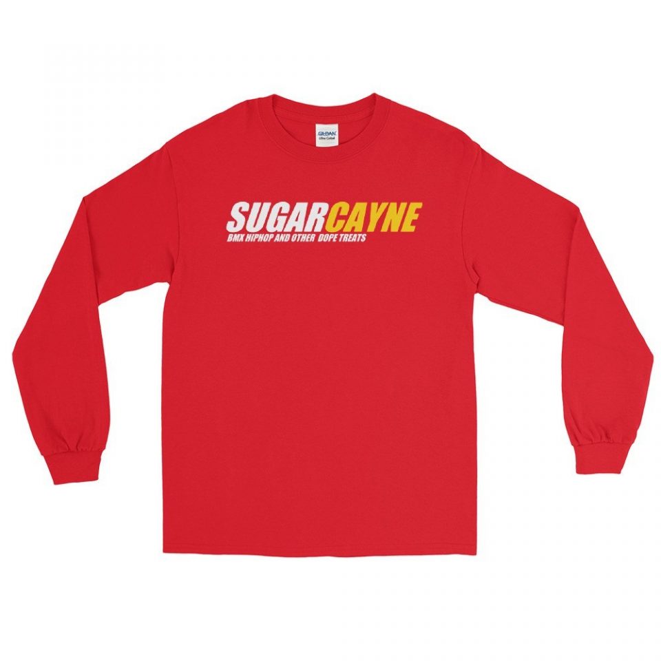 Sugar Cayne LS Tee Red