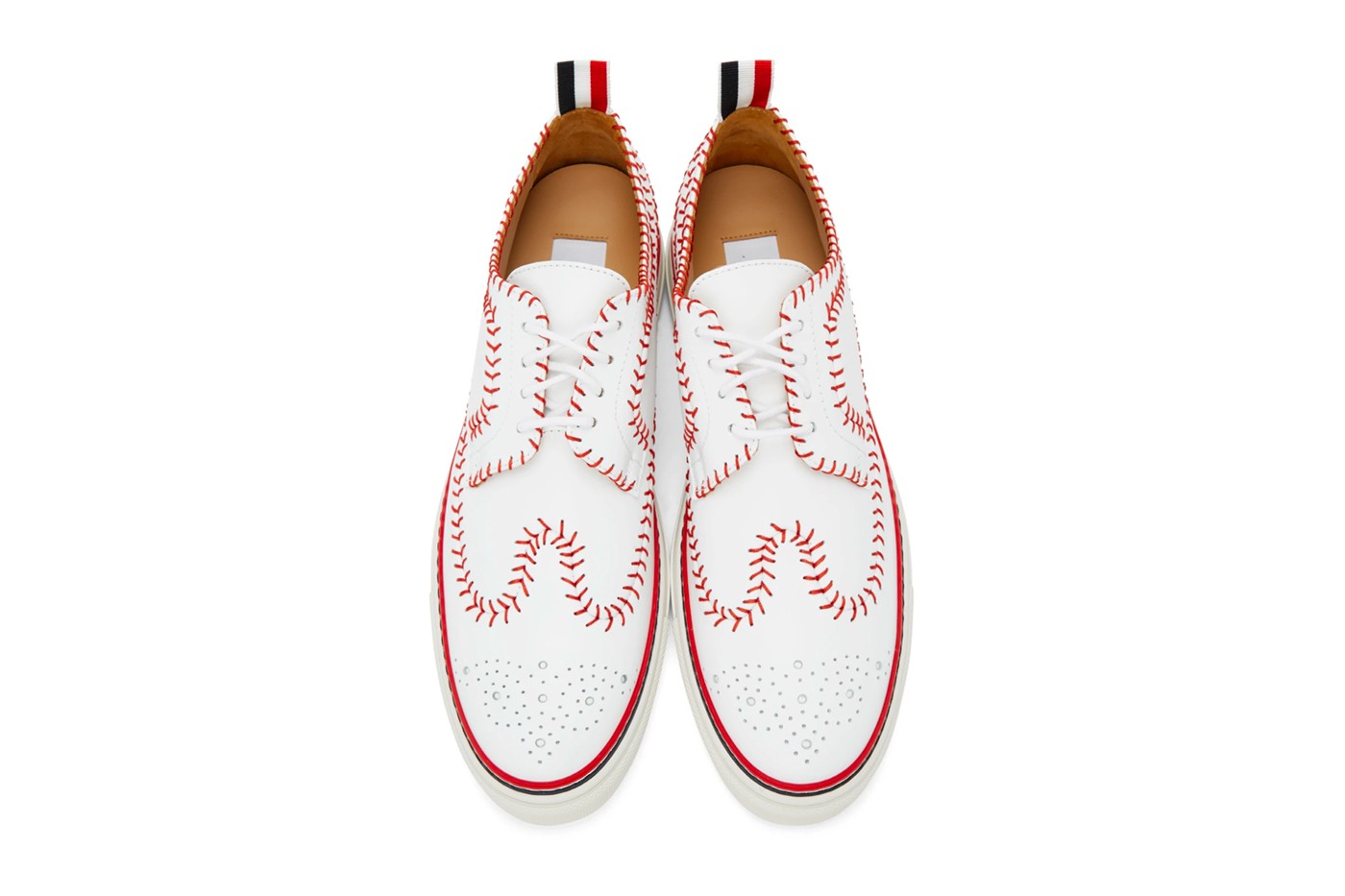 Thom Browne baseball inspired sneakers