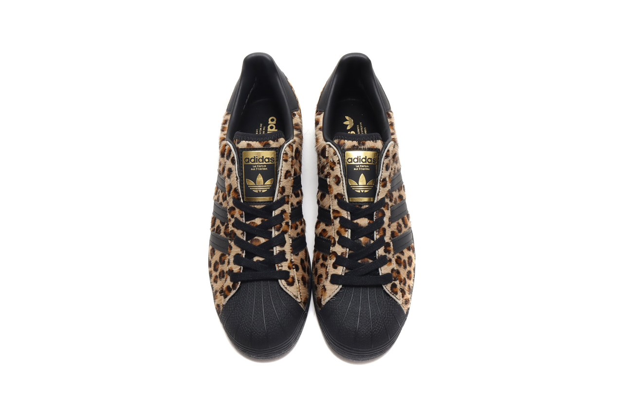 A fondo Ideal Espacio cibernético Adidas Originals Superstar Kicks in Leopard Print - Sugar Cayne