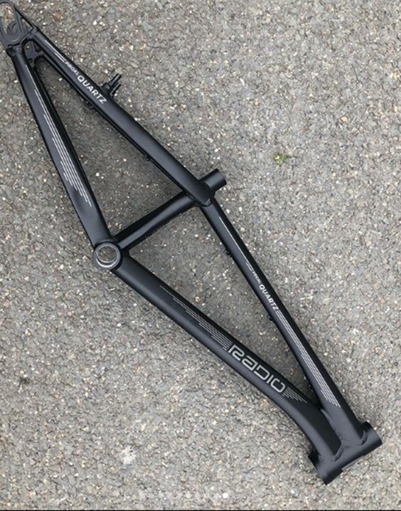 radio bike co, quartz bmx race frame