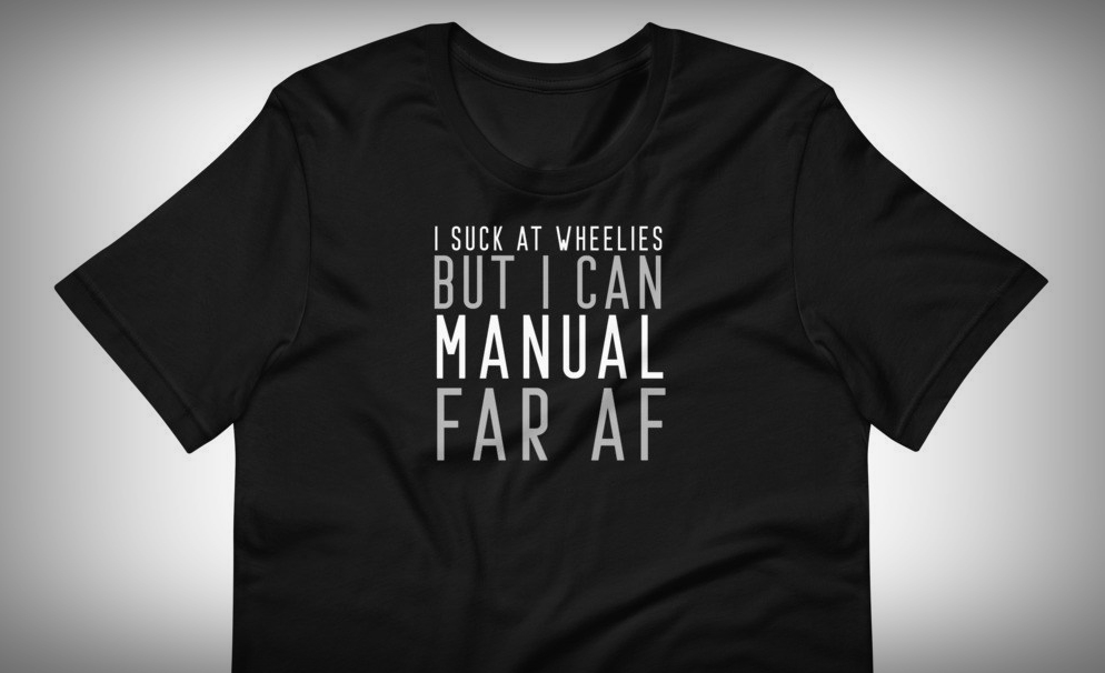 i suck t wheelies t-shirt