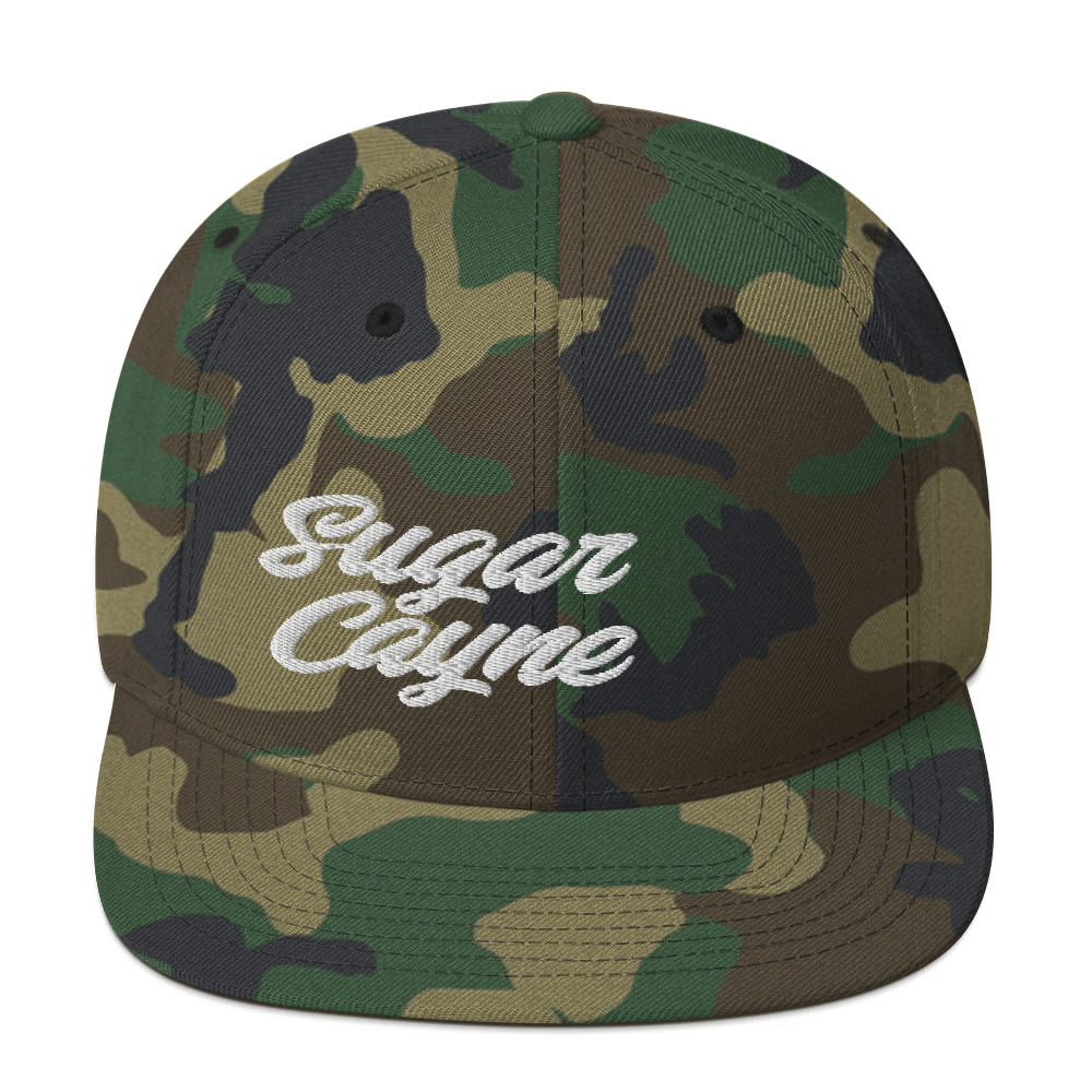 sugar cayne snapback hat