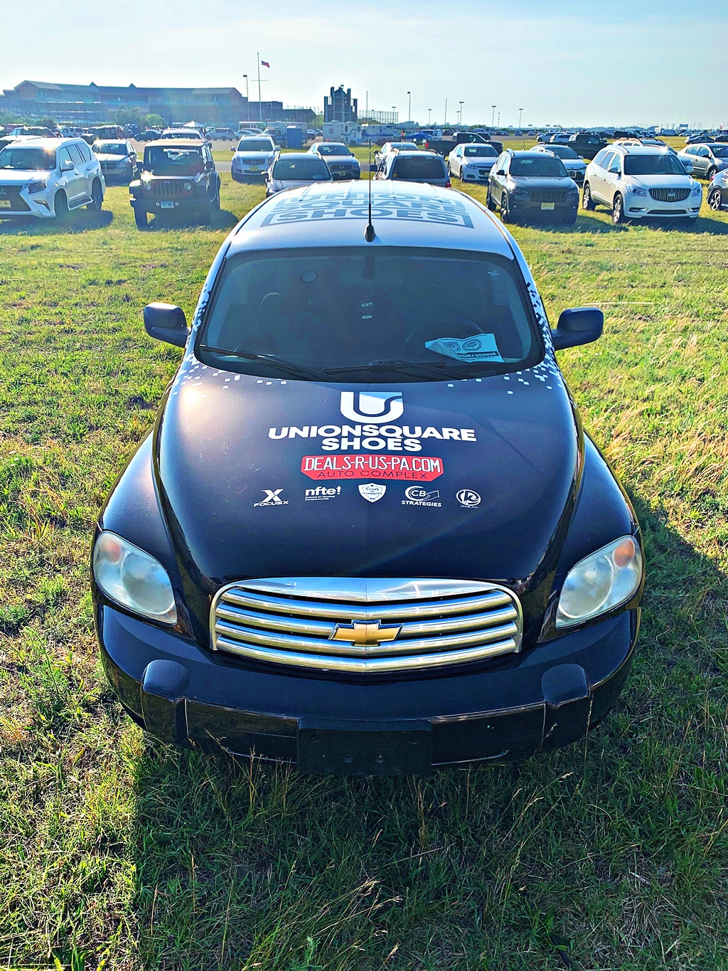 Union square shoes sponsor car