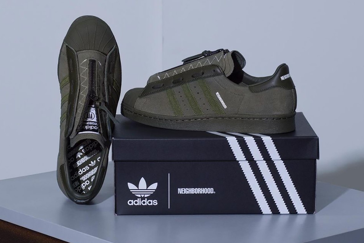 NEIGHBORHOOD Adidas Superstar 80s collaboration