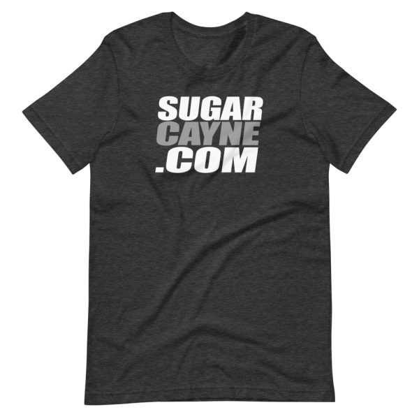 SugarCayne.com White Grey Logo Tee - Image 10