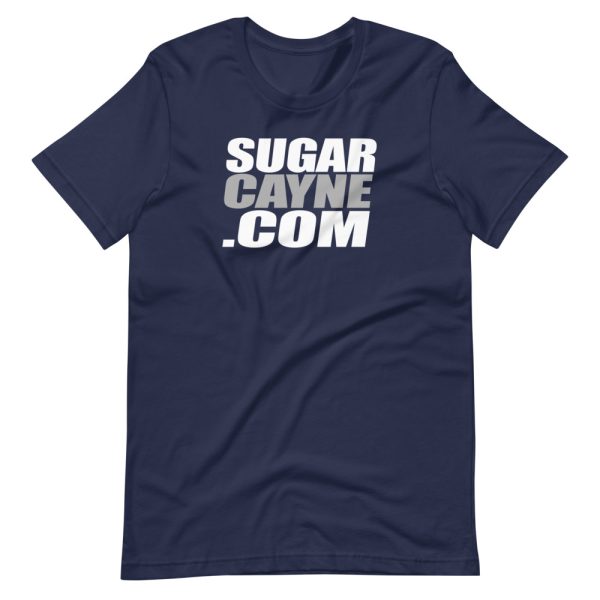 SugarCayne.com White Grey Logo Tee