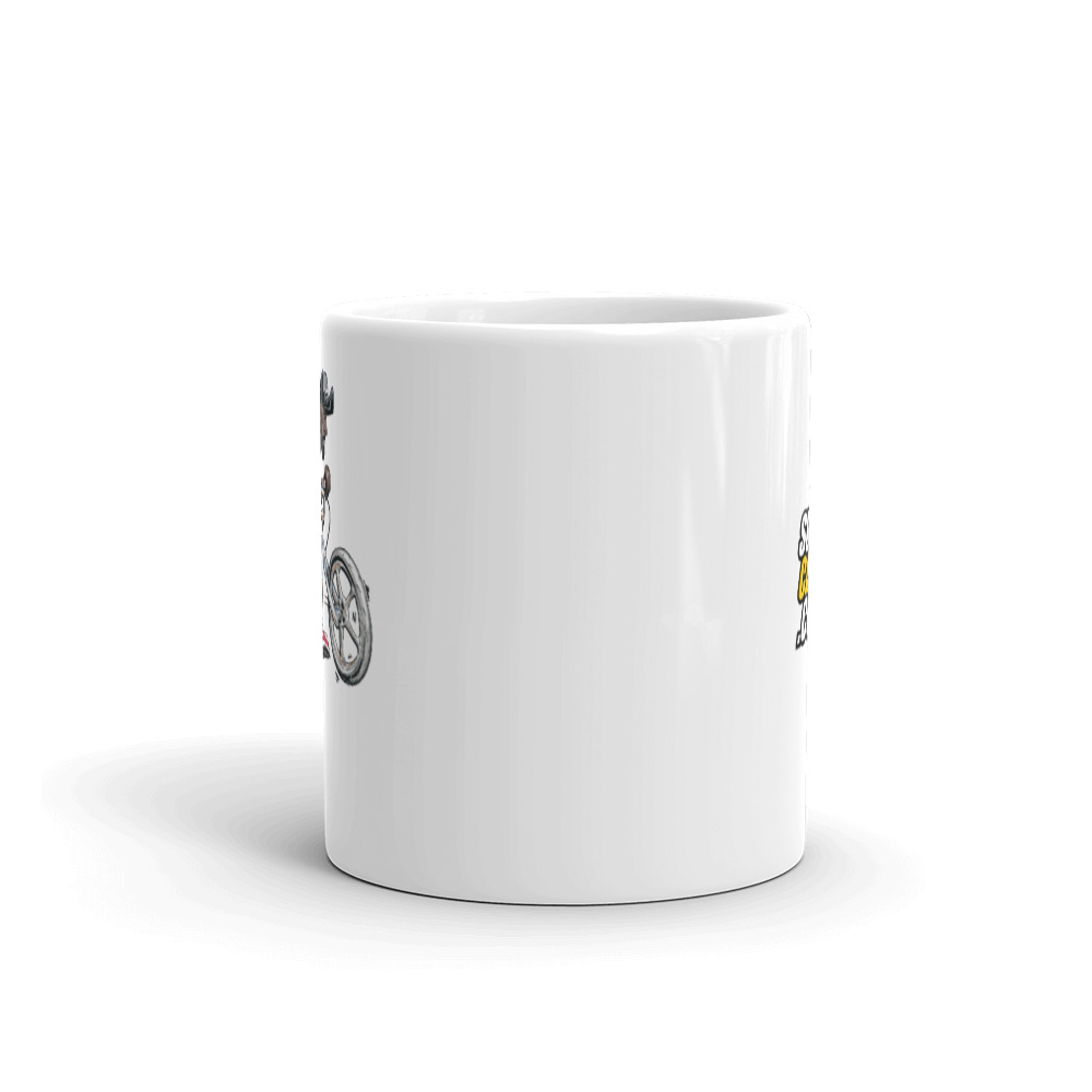 White Glossy Logo Mug - Maine Island Soap