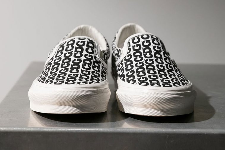 CDG x Vault x Vans Monogram Slip-Ons